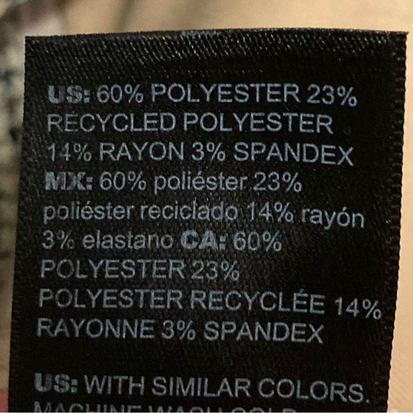 WHBM Elle Slim Ankle Pants Women’s Size 8 Houndstooth Comfort Stretch Career Tan - Picture 12 of 12